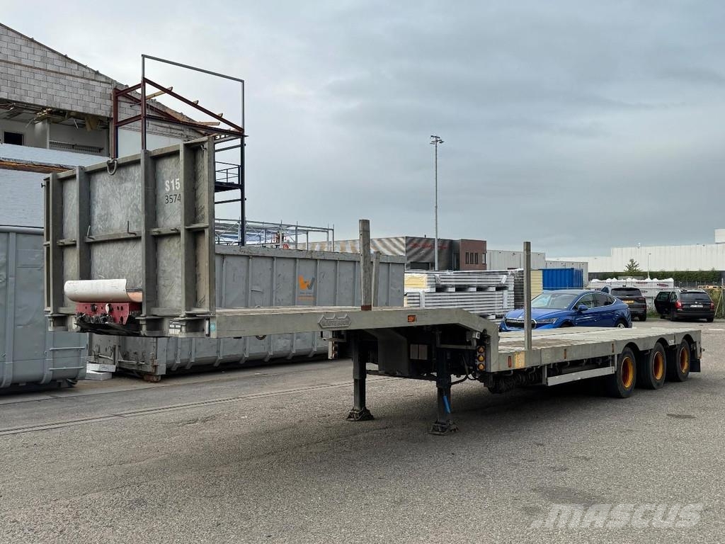 Nooteboom 3 AXLE BPW + 4,6 M EXTENDABLE + LAST AXLE STEERING Podvalníkové návěsy