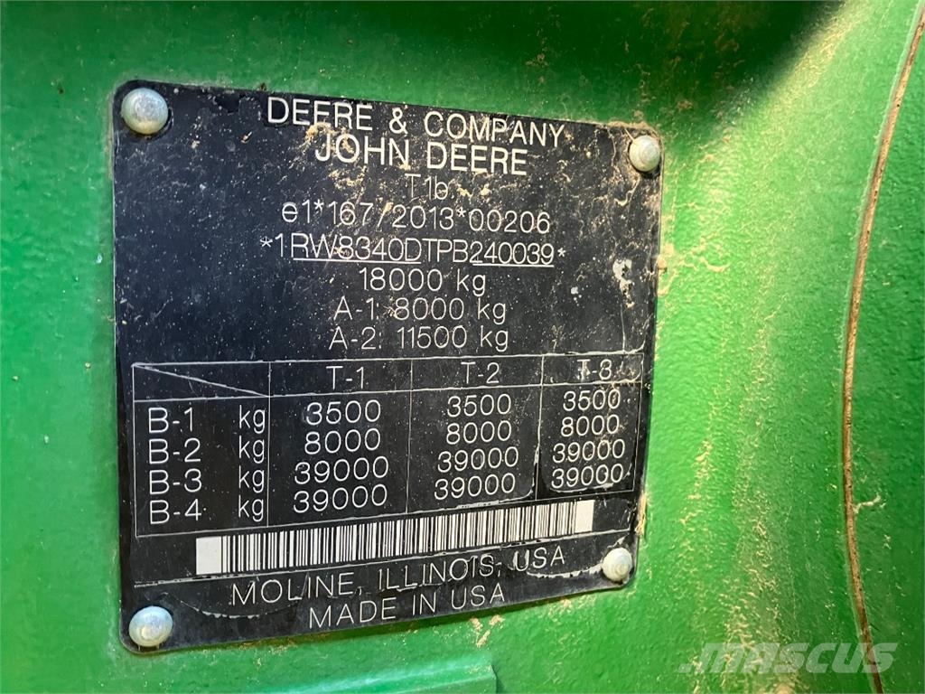John Deere 8R 340 Traktori