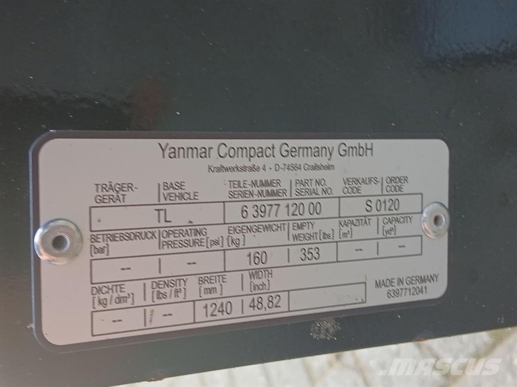 Yanmar V70-Terex TL-6397712000-Forks/Palletgabeln Gabeln