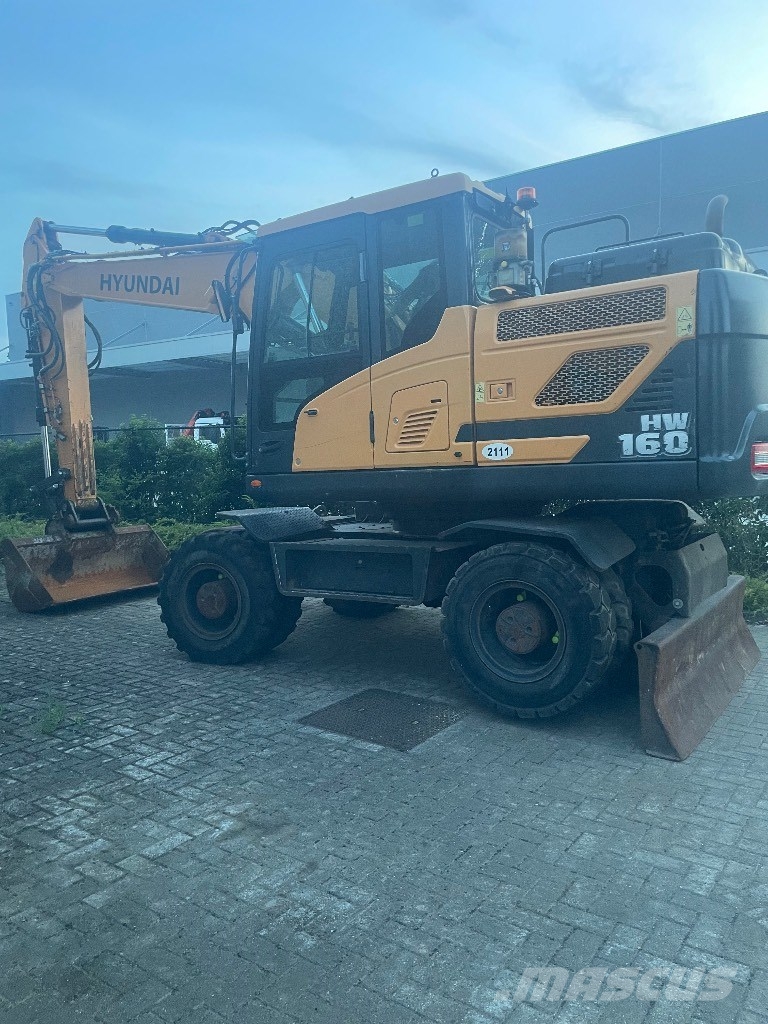 Hyundai Hw160 Excavadoras de ruedas