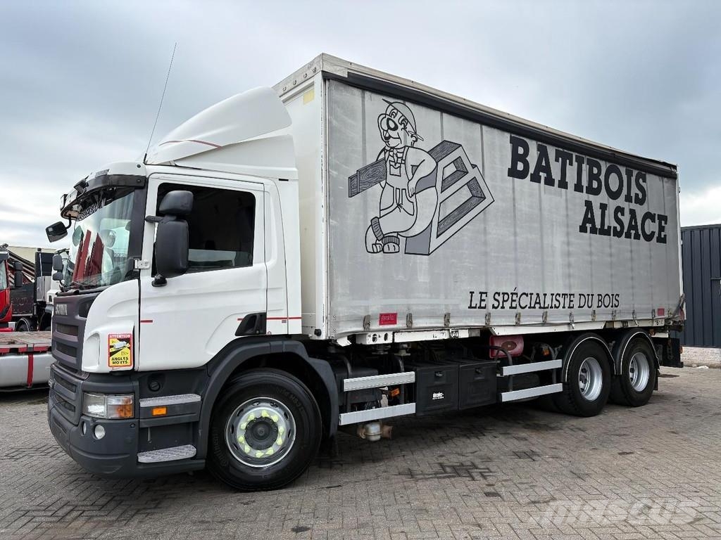 Scania P 320 + BDF SYSTEM + 6X2 + 26 t + LIFT AXLE + MANU Тентовані вантажівки