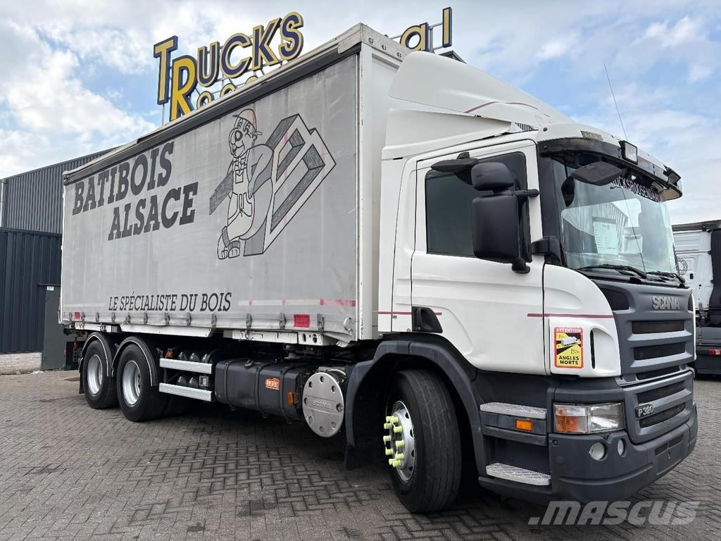 Scania P 320 + BDF SYSTEM + 6X2 + 26 t + LIFT AXLE + MANU Тентовані вантажівки