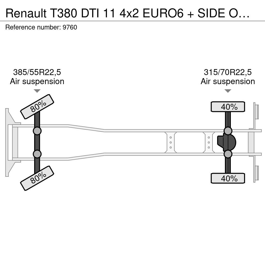 Renault T380 DTI 11 4x2 EURO6 + SIDE OPEN BOX Furgons