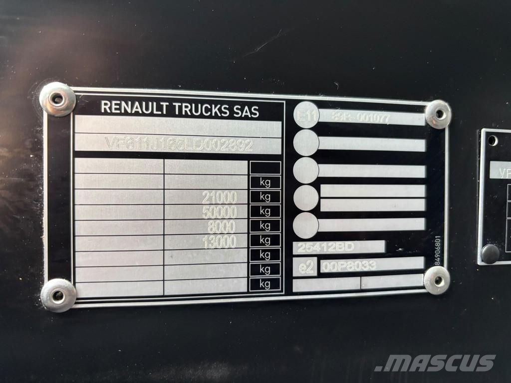 Renault T380 DTI 11 4x2 EURO6 + SIDE OPEN BOX Furgons