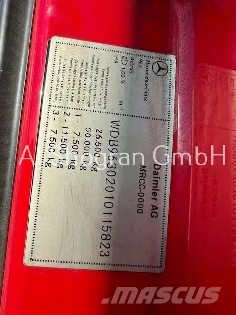 Mercedes-Benz Actros 2745 6x2/Mitsubishi TU85SA/Eu6/2 x LBW/Komp Caminhões com temperatura controlada