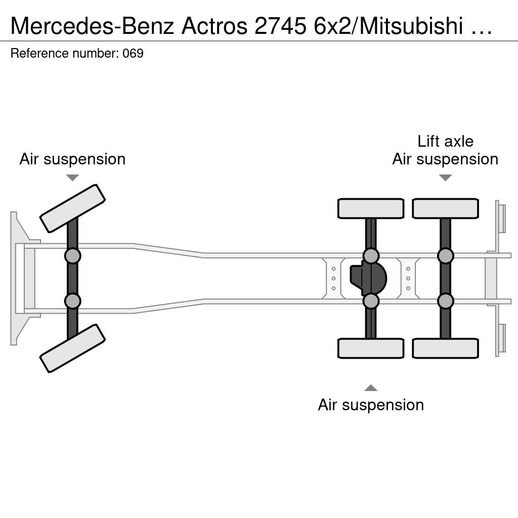 Mercedes-Benz Actros 2745 6x2/Mitsubishi TU85SA/Eu6/2 x LBW/Komp Caminhões com temperatura controlada