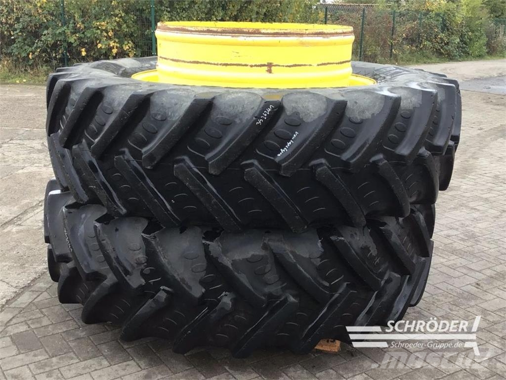 Alliance 520/85 R46 ZWLLINGE + VERSCHLÜSSE Dubultie riteņi