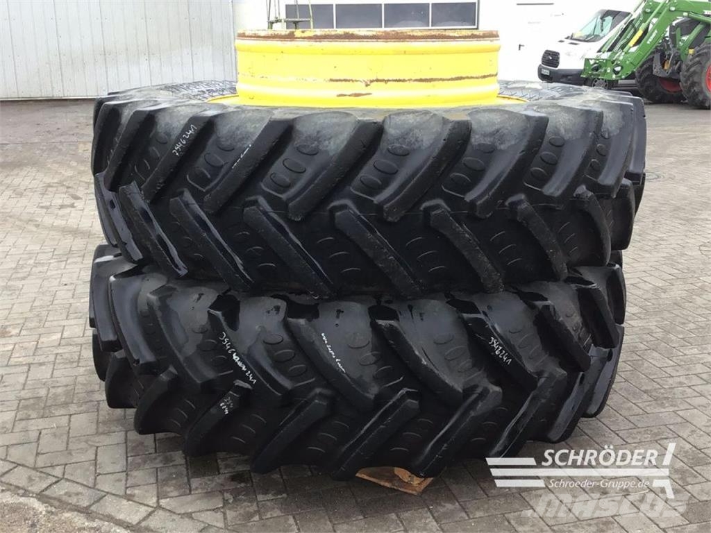 Alliance 520/85 R46 ZWLLINGE + VERSCHLÜSSE Dubultie riteņi