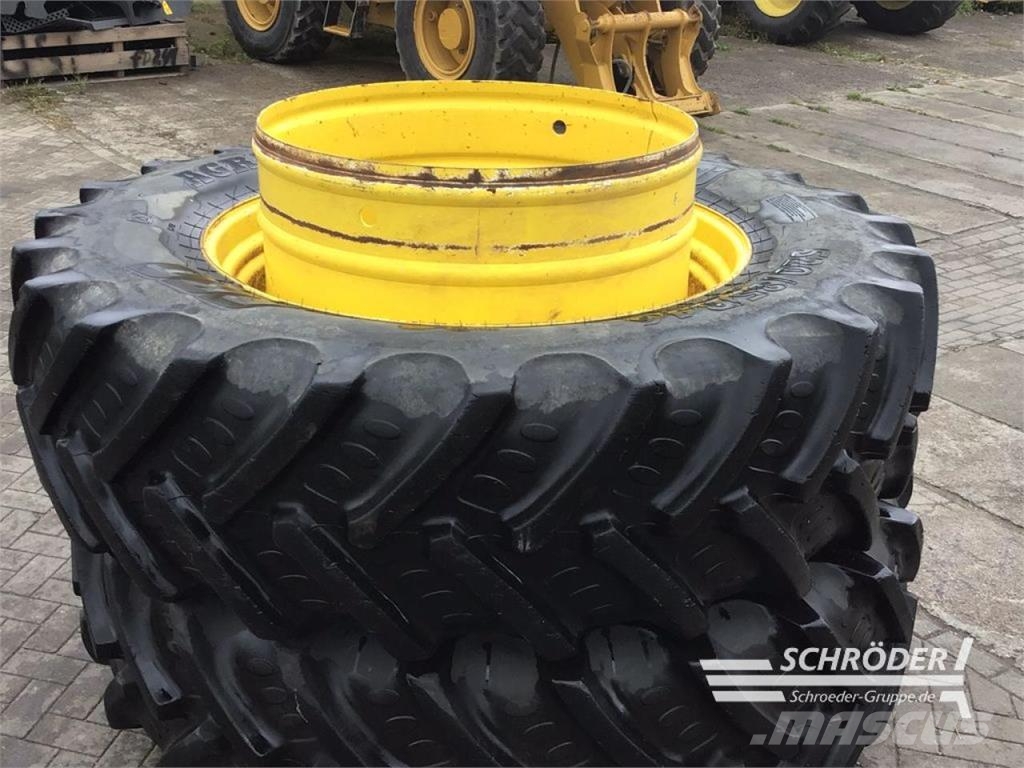 Alliance 520/85 R46 ZWLLINGE + VERSCHLÜSSE Dubultie riteņi