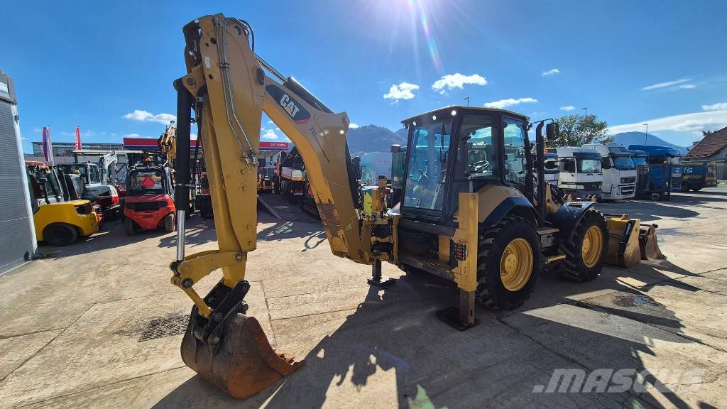 CAT 444F2 - 2017 YEAR - 4X BUCKETS - 6890 HOURS - AC - Rovokopači
