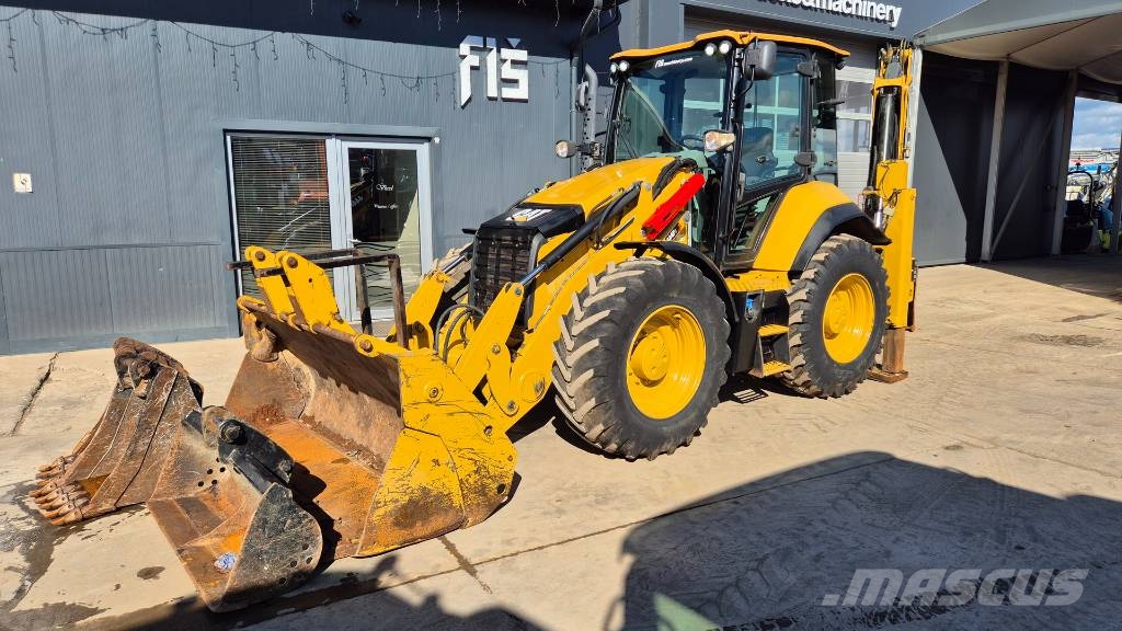 CAT 444F2 - 2017 YEAR - 4X BUCKETS - 6890 HOURS - AC - Rovokopači