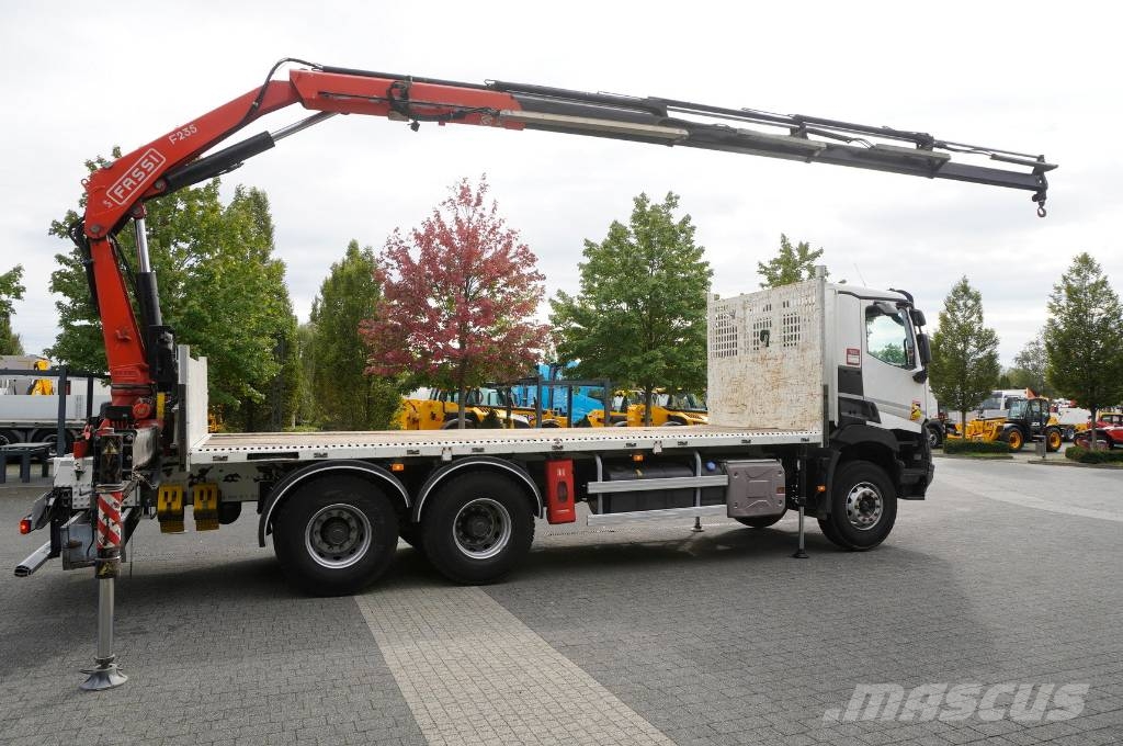 Renault C380 DTI 11 6x4 / Fassi F235A.0.24 E crane Automobiliniai kranai