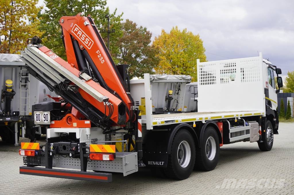 Renault C380 DTI 11 6x4 / Fassi F235A.0.24 E crane Autojeřáby, hydraulické ruky