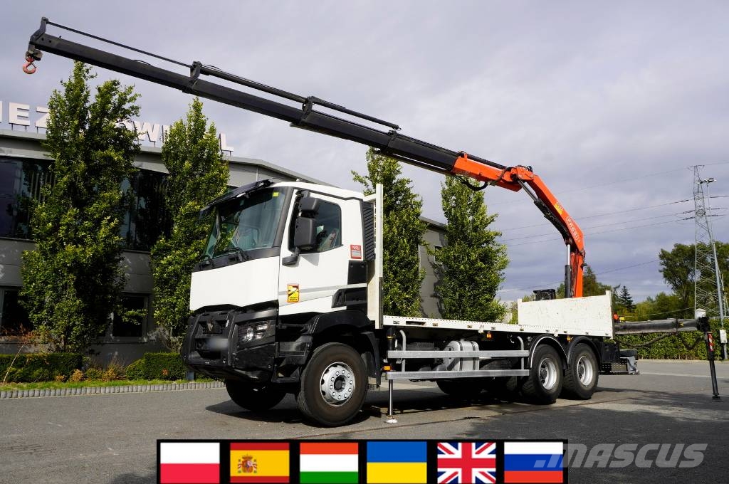 Renault C380 DTI 11 6x4 / Fassi F235A.0.24 E crane Automobiliniai kranai