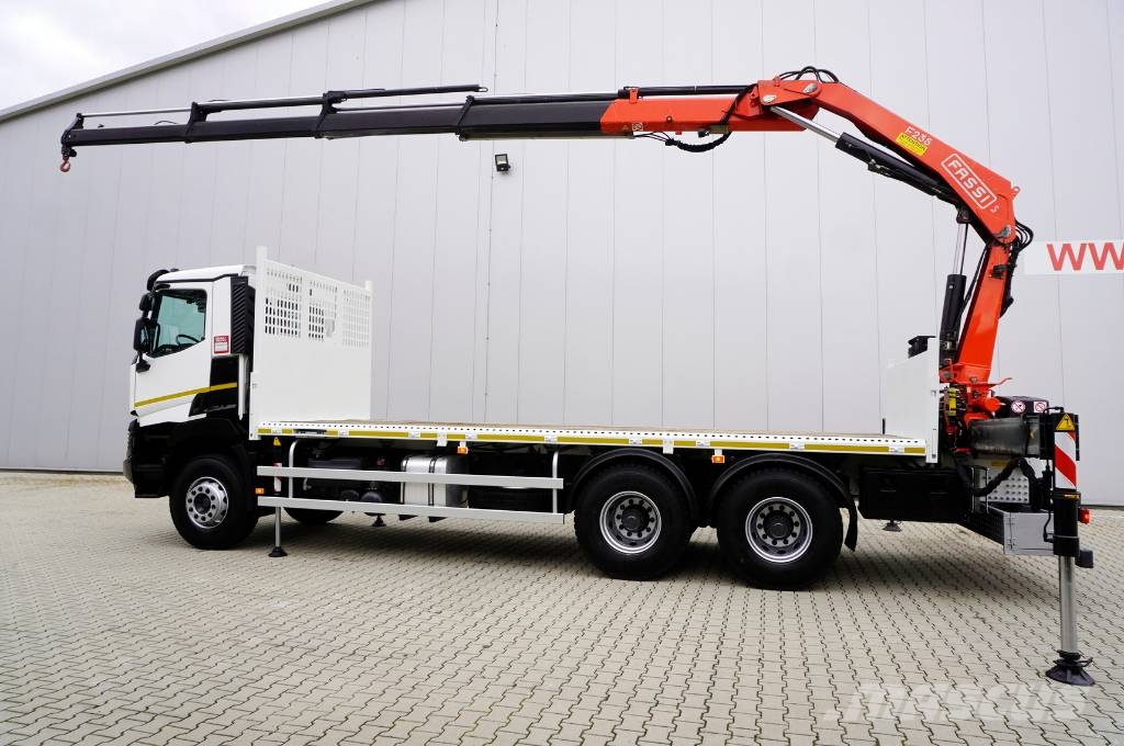 Renault C380 DTI 11 6x4 / Fassi F235A.0.24 E crane Autojeřáby, hydraulické ruky
