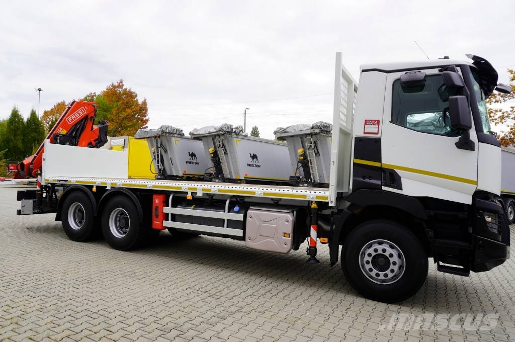 Renault C380 DTI 11 6x4 / Fassi F235A.0.24 E crane Autojeřáby, hydraulické ruky