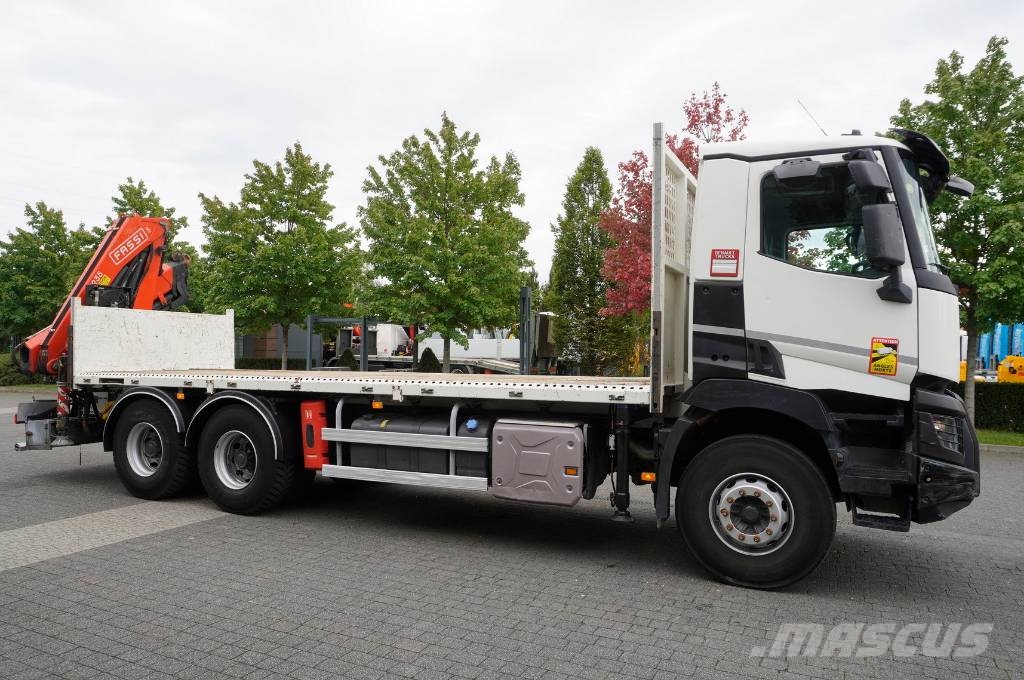 Renault C380 DTI 11 6x4 / Fassi F235A.0.24 E crane Automobiliniai kranai