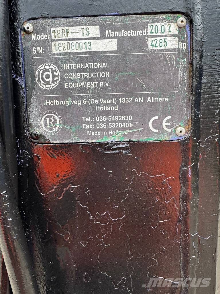  ICE 18RF, Resonance Free vibratory hammer Vibračné baranidlá