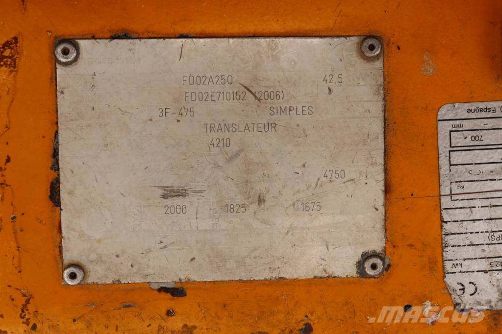 Nissan FD02A25Q Camiones diesel