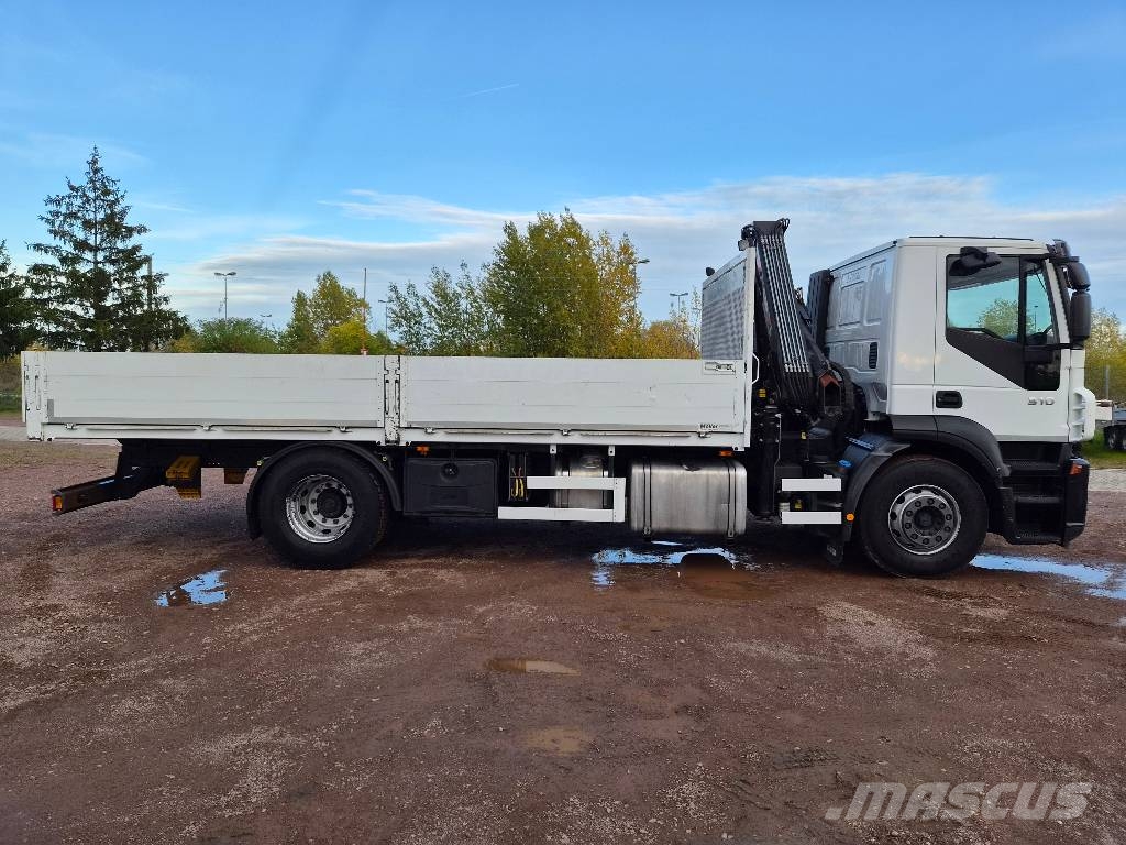 Iveco AD 190 S31/P Stralis 310 / HIAB 099BS-2 HIDUO Tovornjaki s kesonom/platojem