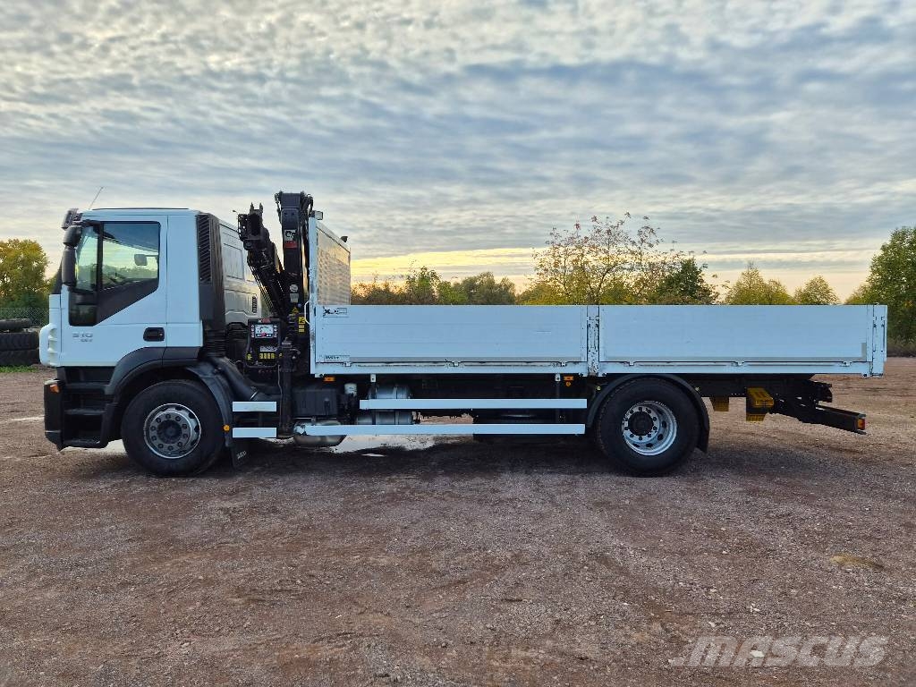 Iveco AD 190 S31/P Stralis 310 / HIAB 099BS-2 HIDUO Tovornjaki s kesonom/platojem