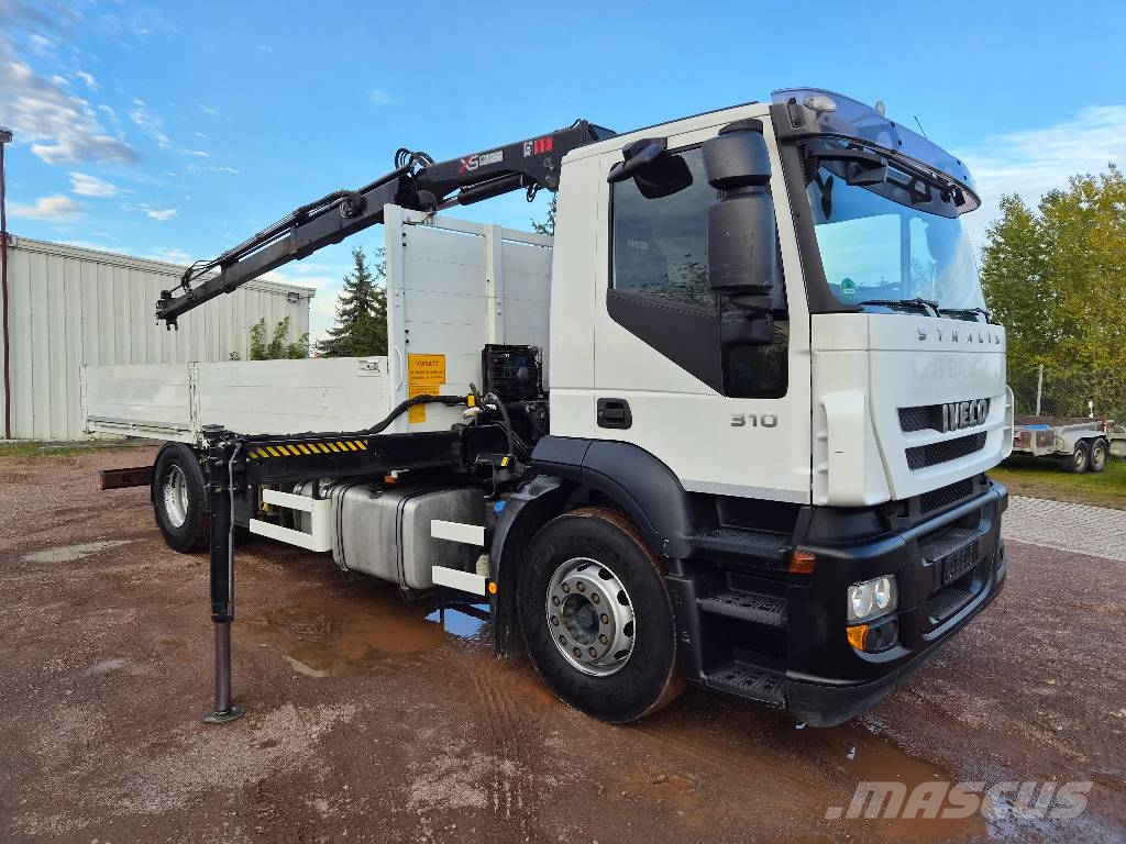 Iveco AD 190 S31/P Stralis 310 / HIAB 099BS-2 HIDUO Tovornjaki s kesonom/platojem