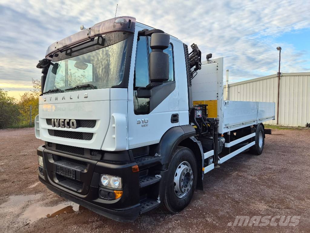 Iveco AD 190 S31/P Stralis 310 / HIAB 099BS-2 HIDUO Tovornjaki s kesonom/platojem