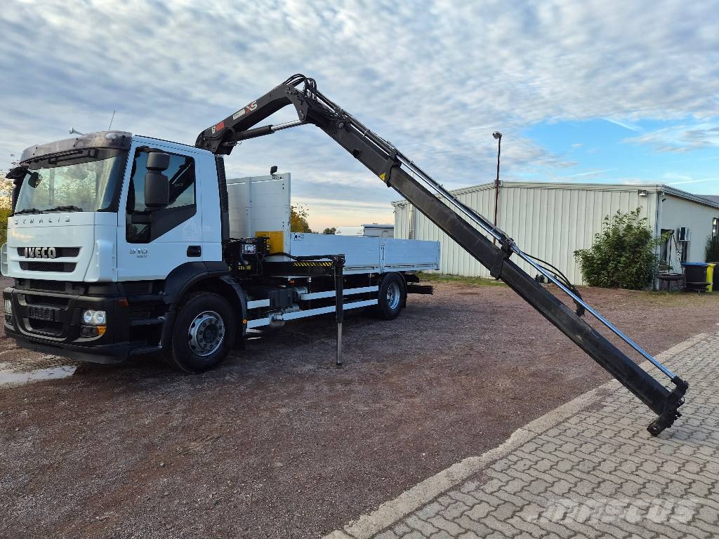 Iveco AD 190 S31/P Stralis 310 / HIAB 099BS-2 HIDUO Tovornjaki s kesonom/platojem