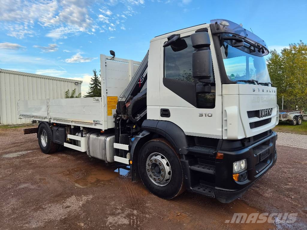 Iveco AD 190 S31/P Stralis 310 / HIAB 099BS-2 HIDUO Tovornjaki s kesonom/platojem