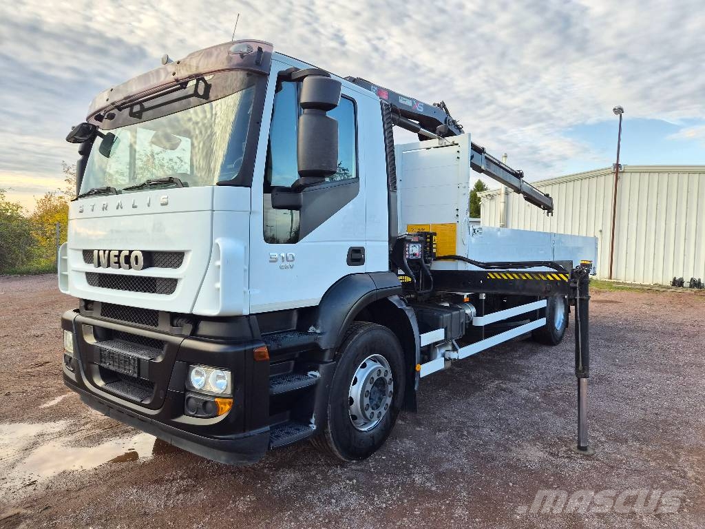 Iveco AD 190 S31/P Stralis 310 / HIAB 099BS-2 HIDUO Tovornjaki s kesonom/platojem