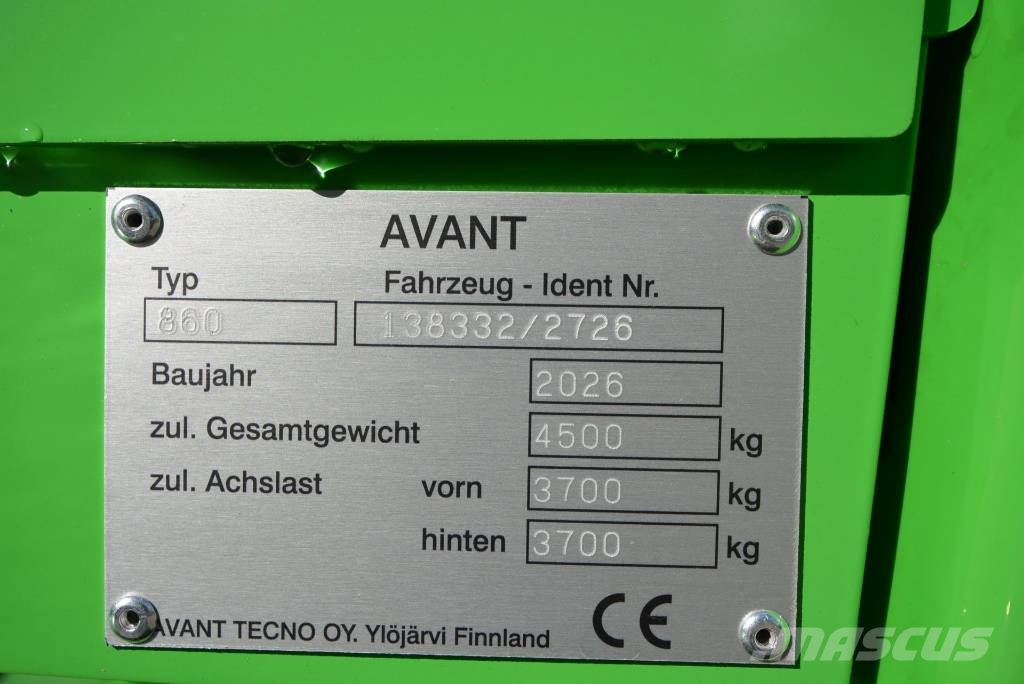 Avant 860 i Minilader