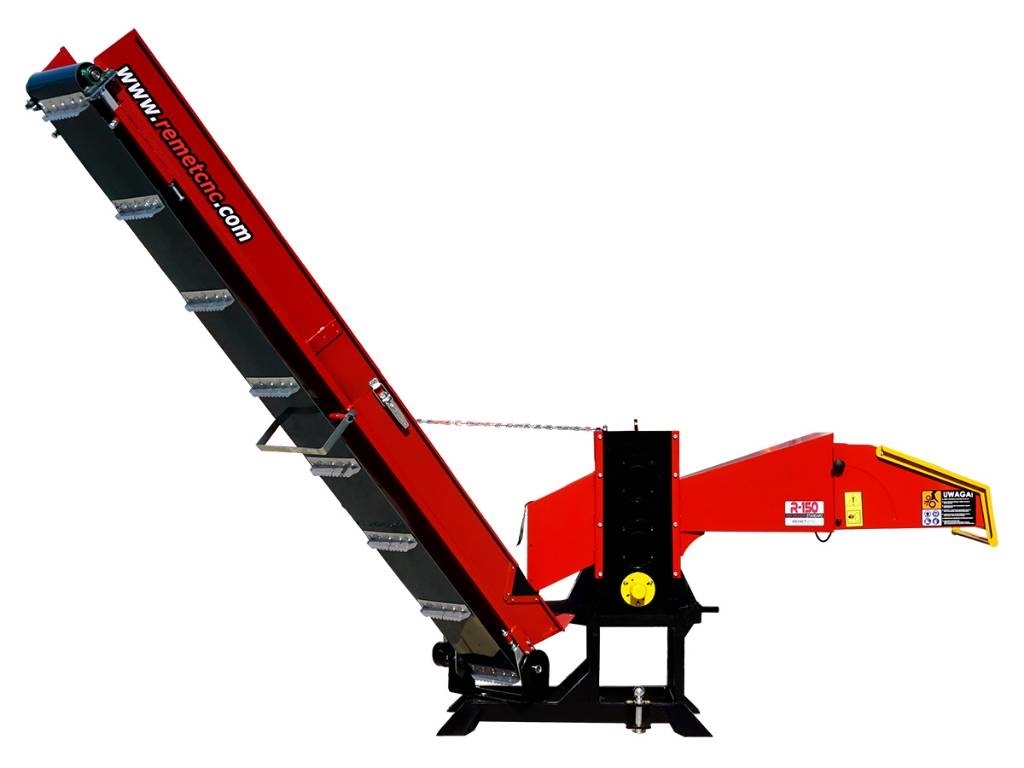 REMET Wood chipper R150+ conveyor belt 3m Haketuskoneet