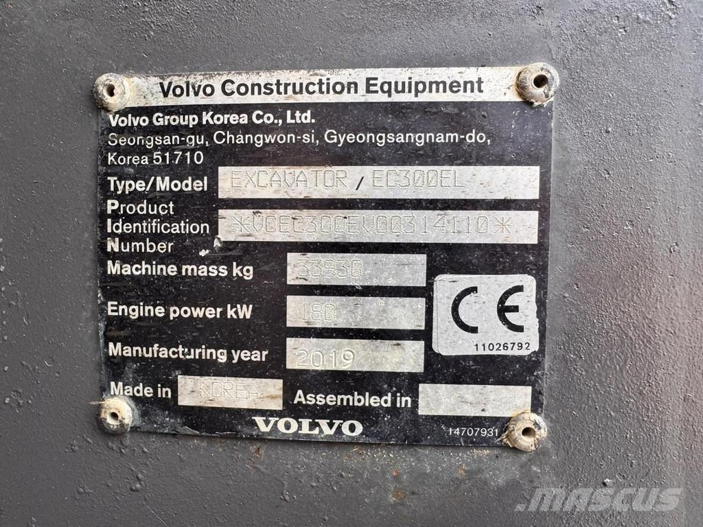 Volvo EC300EL 履带挖掘机