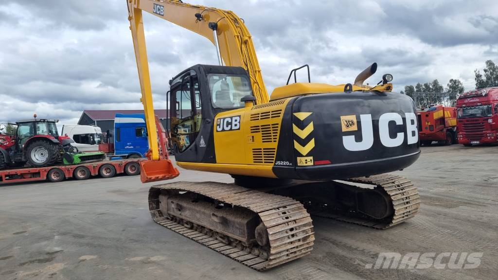 JCB JS 220 LC Long 16,5m Rupsgraafmachines