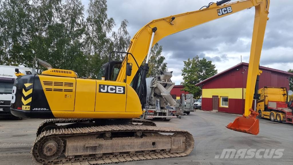 JCB JS 220 LC Long 16,5m Rupsgraafmachines