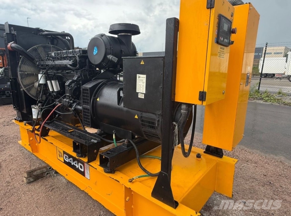 JCB Scania Notstromaggregat 400 KVA Generator 320 KW Dieselgeneraattorit