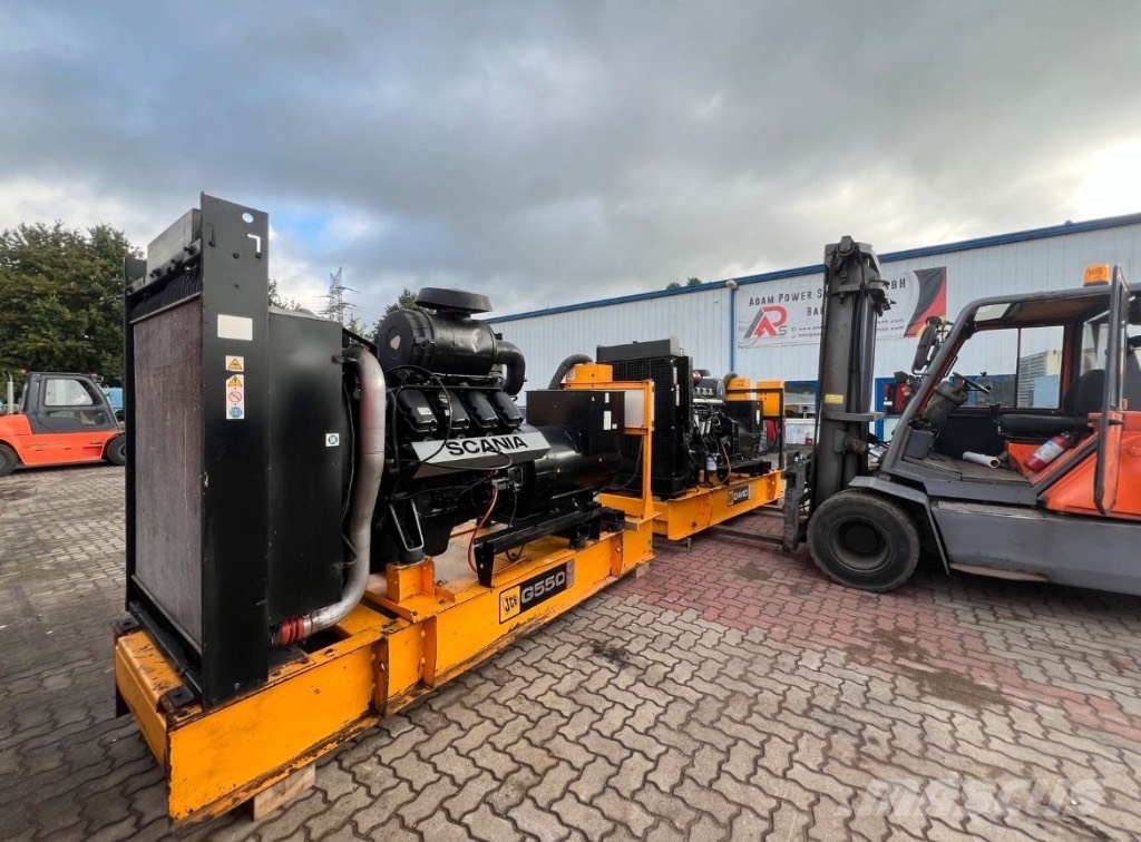 JCB Scania Notstromaggregat 400 KVA Generator 320 KW Dieselgeneraattorit