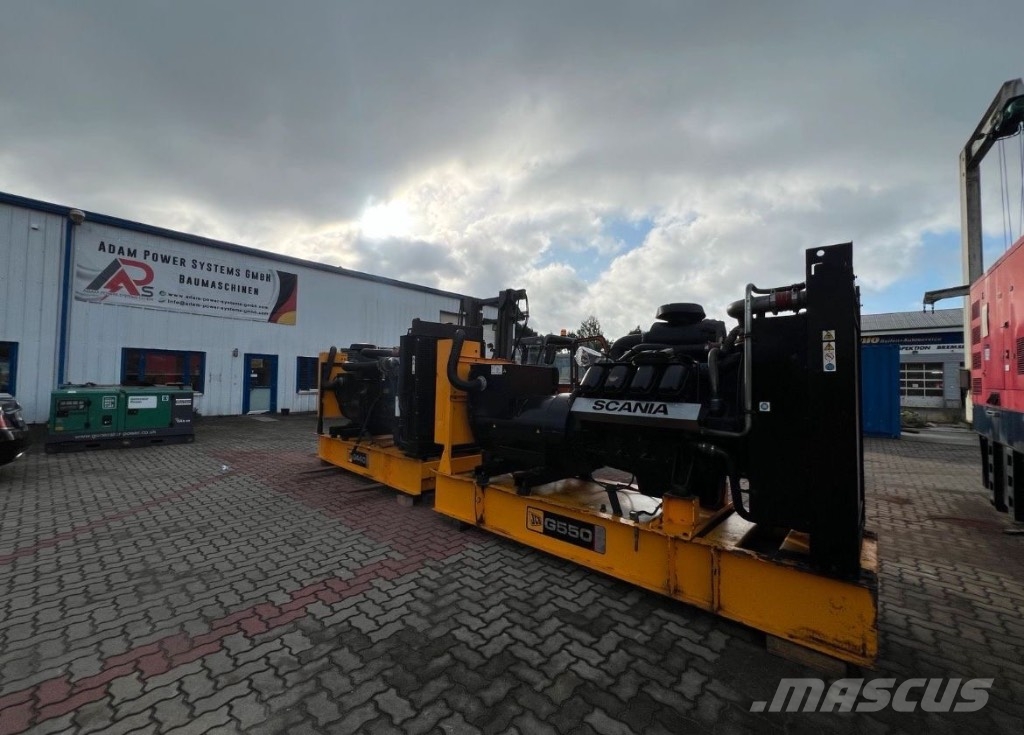 JCB Scania Notstromaggregat 400 KVA Generator 320 KW Dieselgeneraattorit