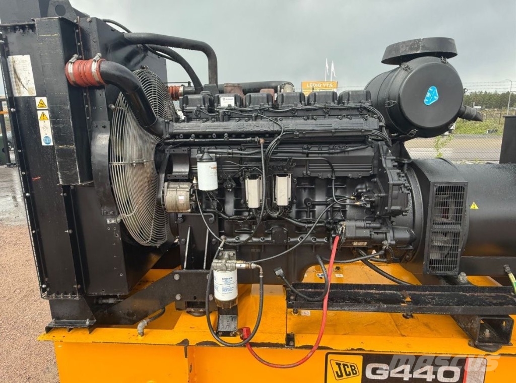 JCB Scania Notstromaggregat 400 KVA Generator 320 KW Dieselgeneraattorit