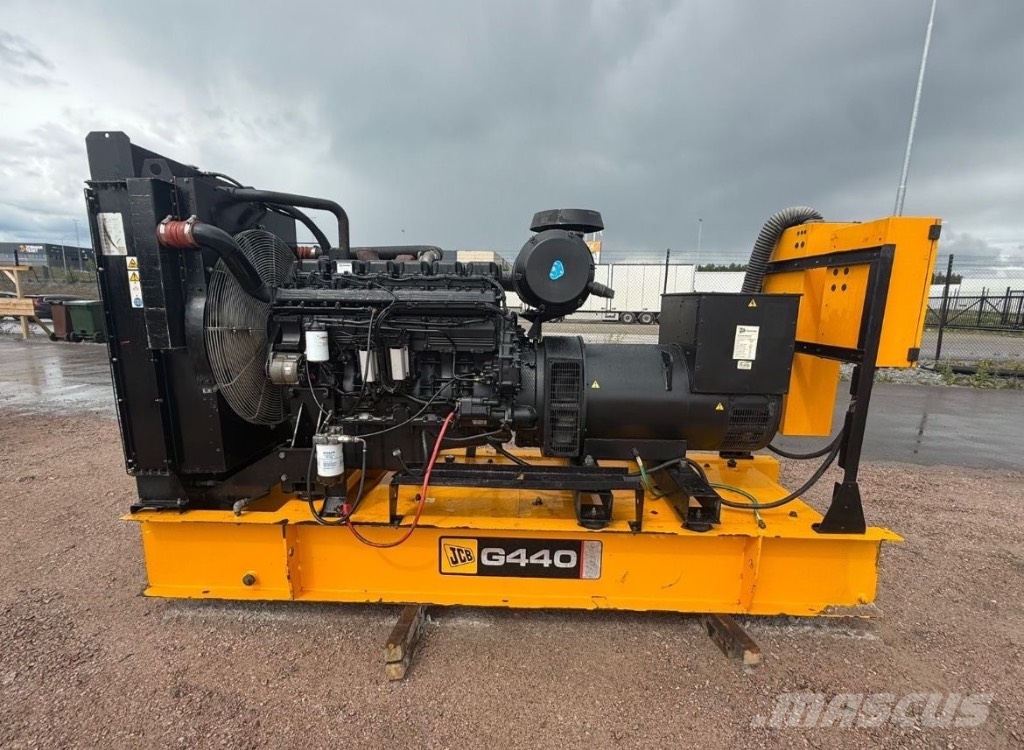 JCB Scania Notstromaggregat 400 KVA Generator 320 KW Dieselgeneraattorit