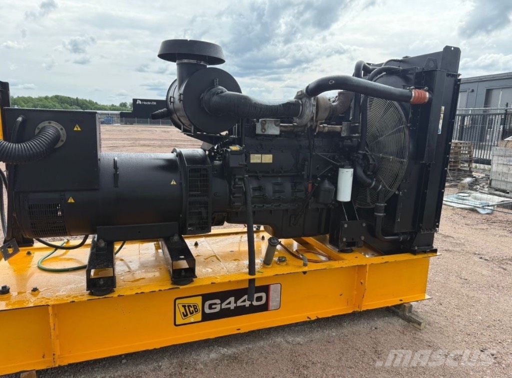 JCB Scania Notstromaggregat 400 KVA Generator 320 KW Dieselgeneraattorit
