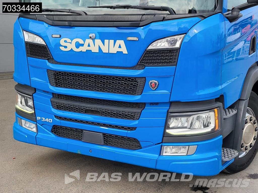 Scania P340 P 6X2 CNG ENGINE! 20m3 NTM garbage truck stee Camiones de basura