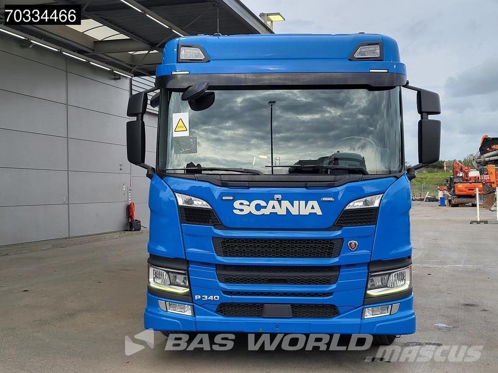 Scania P340 P 6X2 CNG ENGINE! 20m3 NTM garbage truck stee Camiones de basura