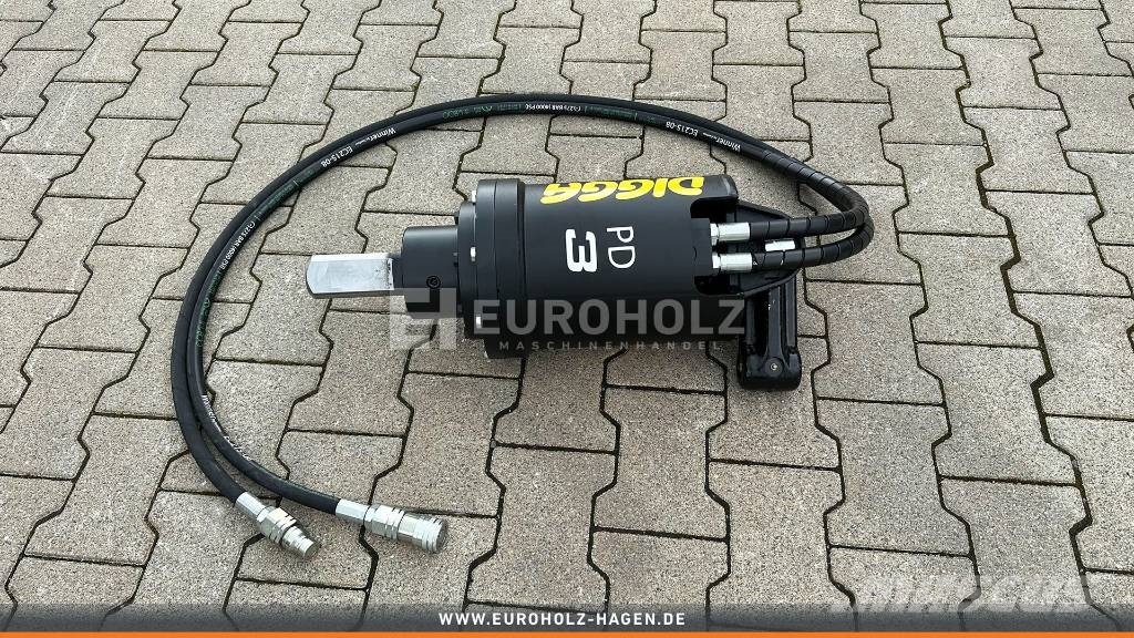  [Digga] Digga PD3 Erdbohrer Motor mit Schläuchen 2 Τρυπάνια