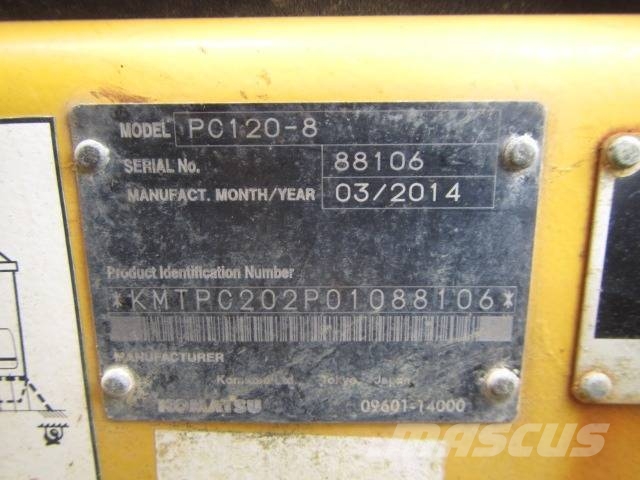 Komatsu PC120-8 履带挖掘机