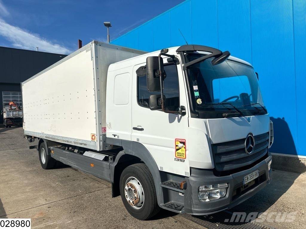 Mercedes-Benz Atego 1318 EURO 6, ACC, Palfinger Bakwagens met gesloten opbouw