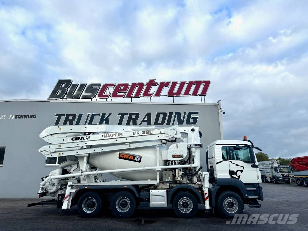 MAN TGS 41.440 CIFA MK 28L / 9 cbm Camión hormigonera