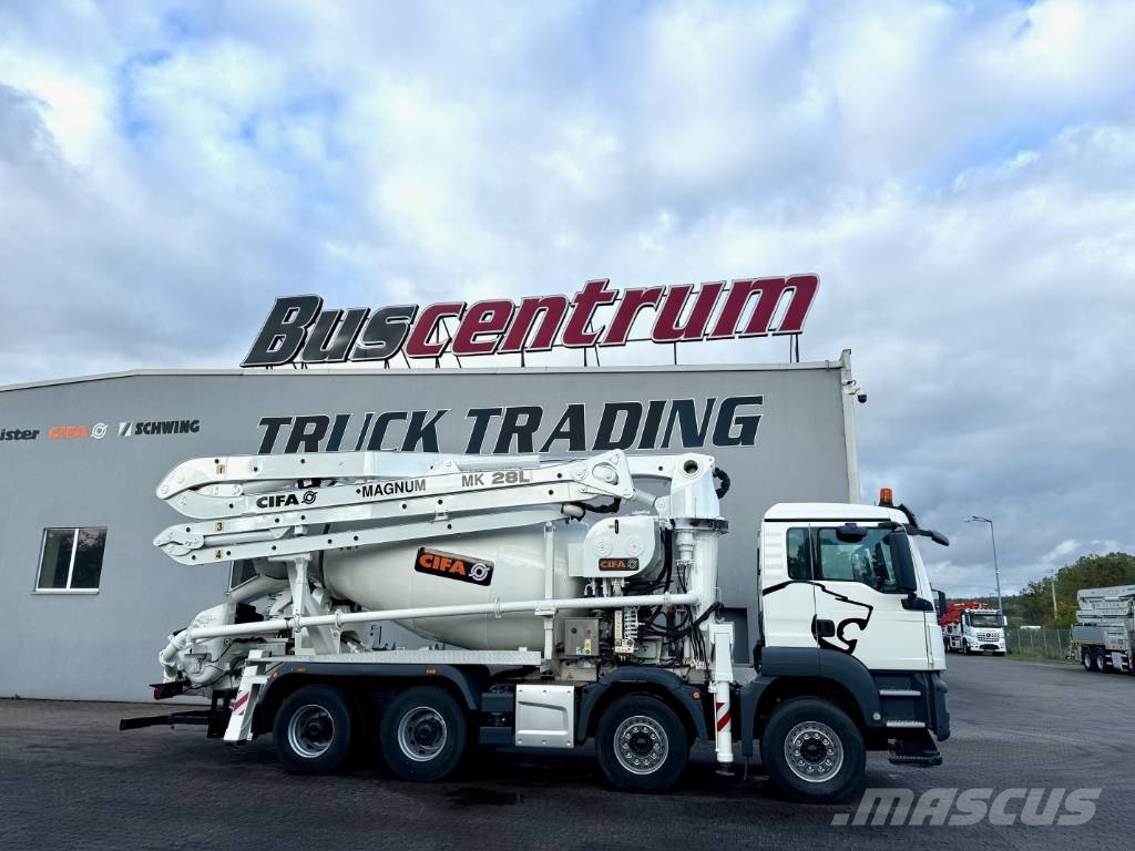MAN TGS 41.440 CIFA MK 28L / 9 cbm Camión hormigonera