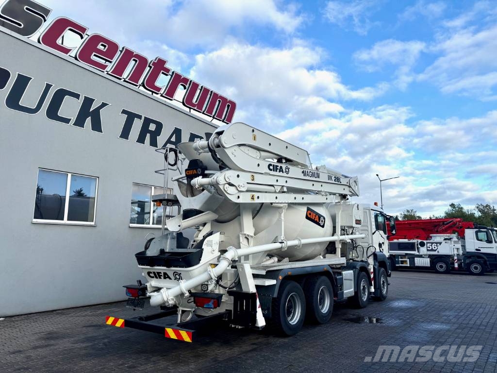 MAN TGS 41.440 CIFA MK 28L / 9 cbm Camión hormigonera