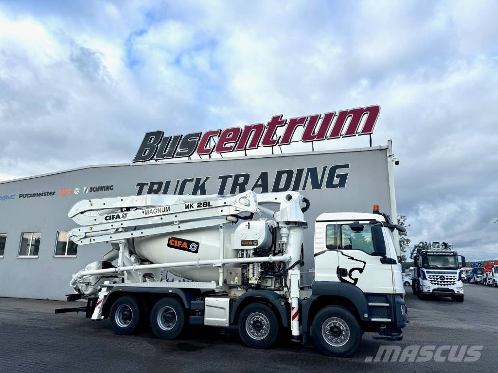 MAN TGS 41.440 CIFA MK 28L / 9 cbm Camión hormigonera